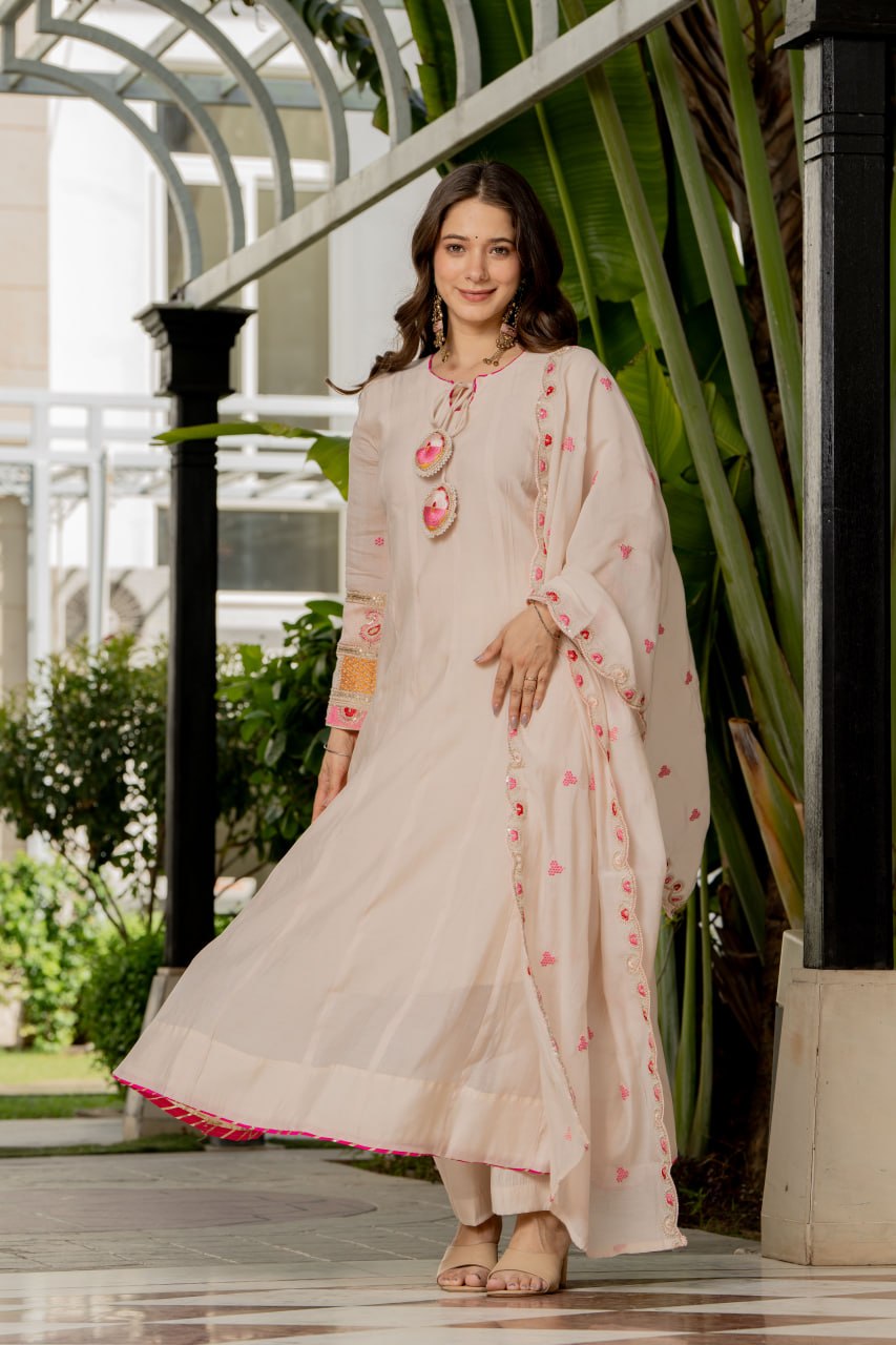 Ivory Rose Grace Anarkali Kurta Set