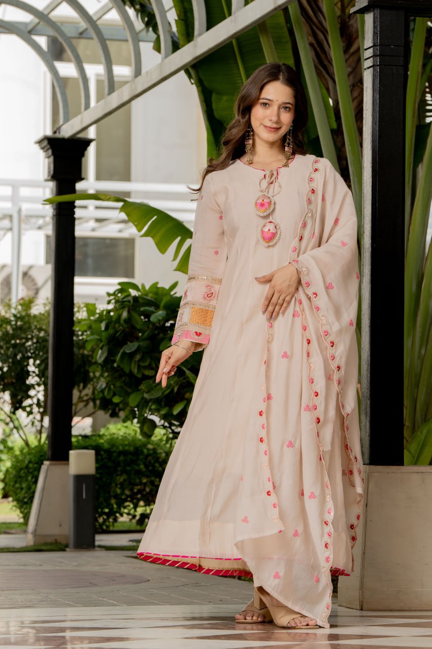 Ivory Rose Grace Anarkali Kurta Set